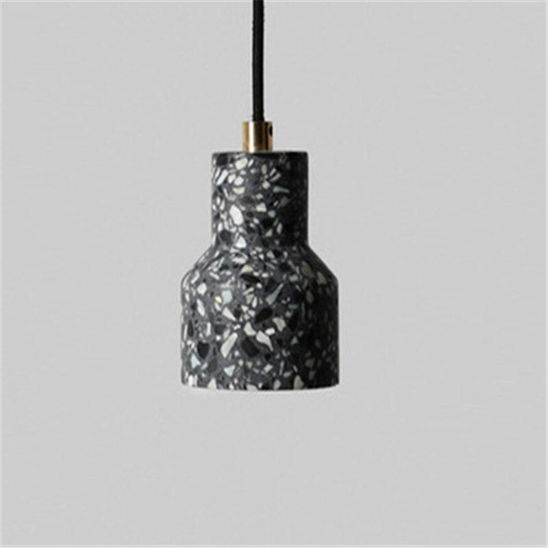 Halen Suspension Rond Décor Nordique. Métal/Ciment. 4 Couleur. Salon