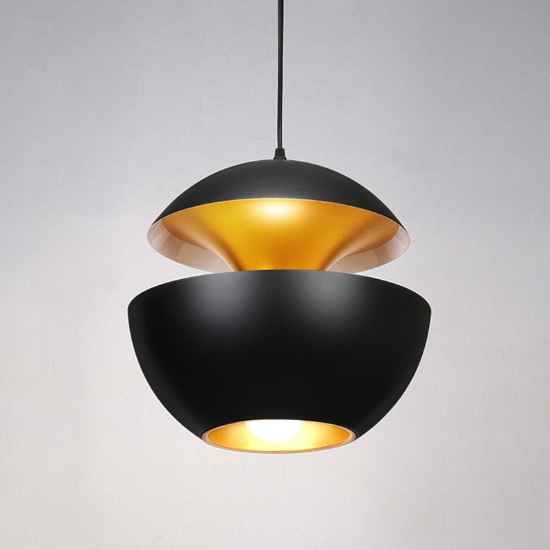 Arisha Suspension LED, Noir & Blanc, D 25/35CM