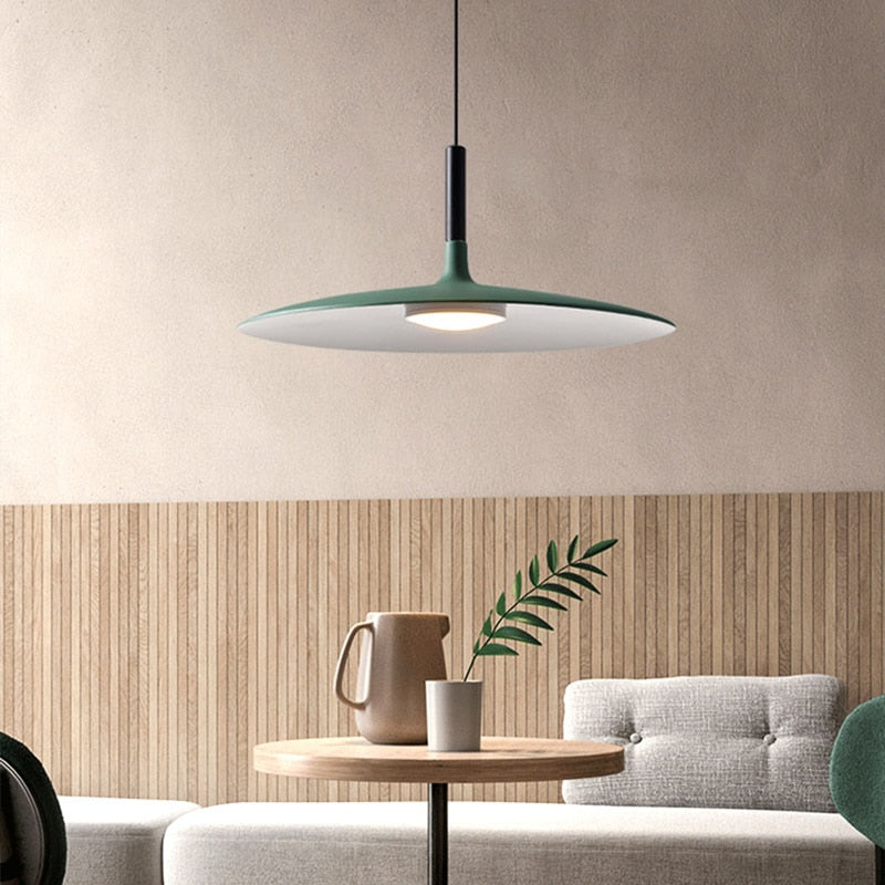 Rava Suspension Ronde Nordique  Blanc/Noir/Gris Claire/Armée Verte
