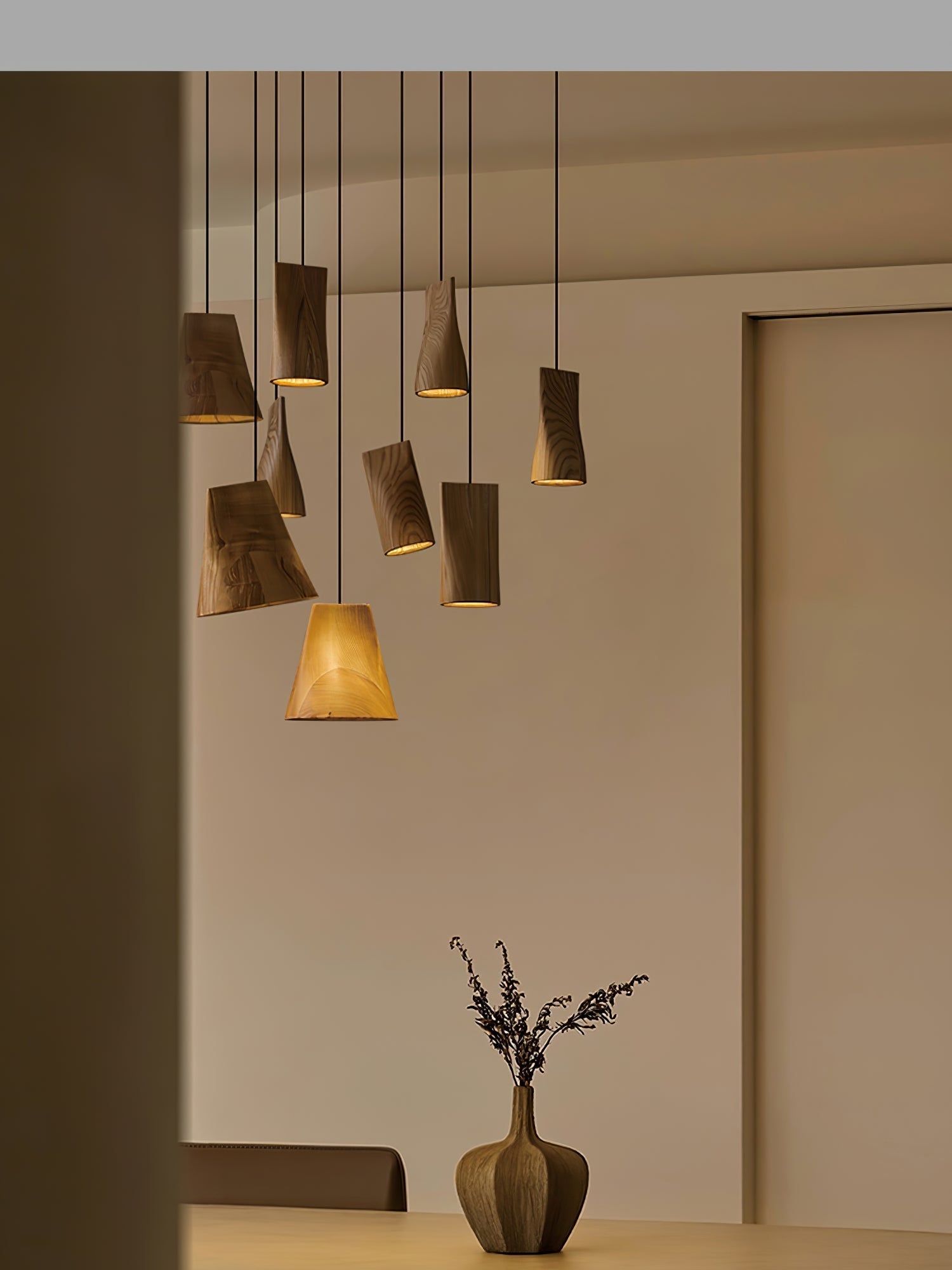 Vetra Suspension en Bois Rustique