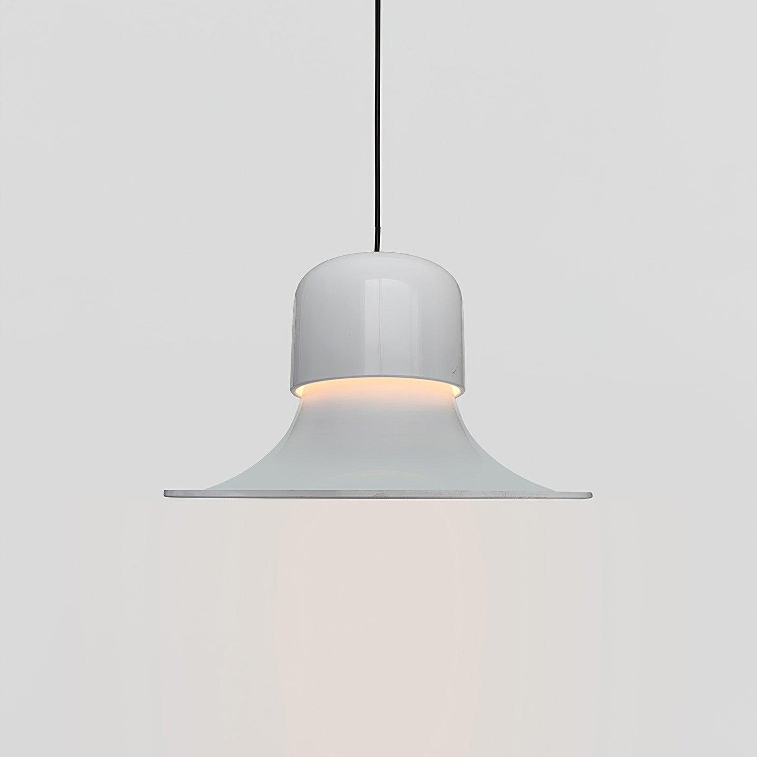 Nordisk Suspension Évasée Rouge LED Moderne