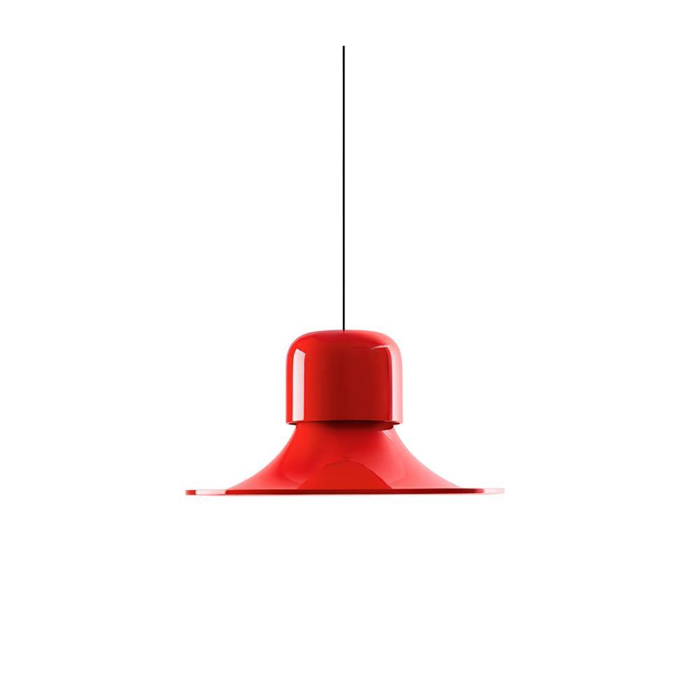 Nordisk Suspension Évasée Rouge LED Moderne