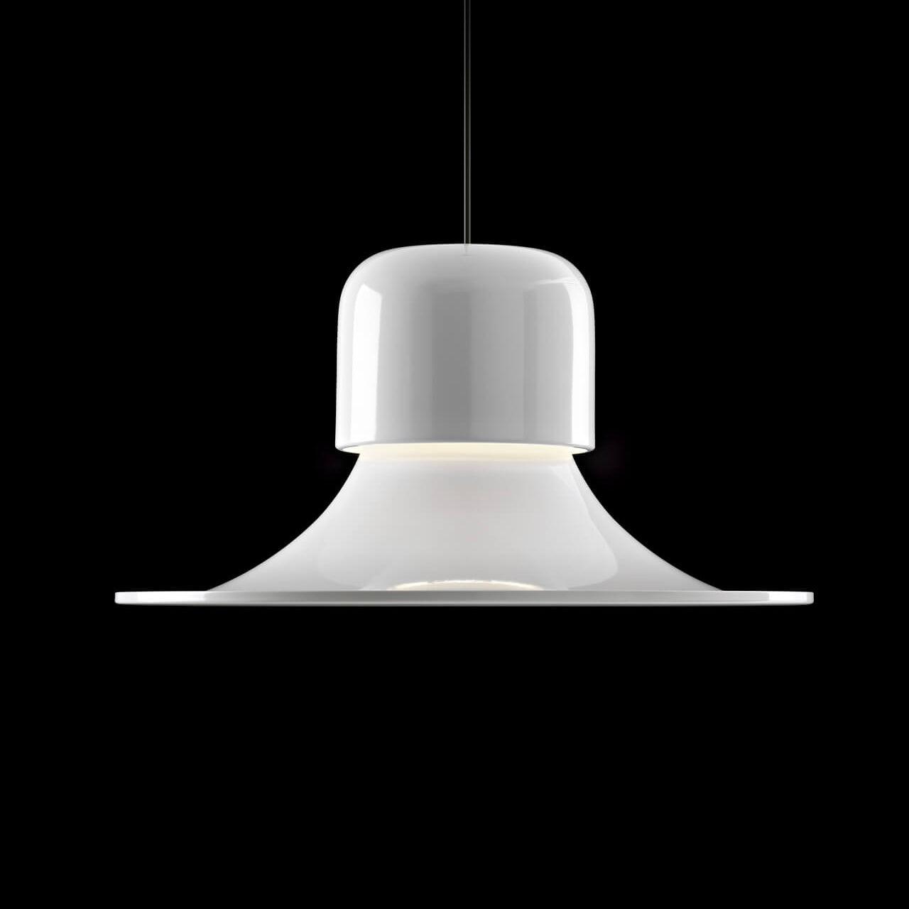 Nordisk Suspension Évasée Rouge LED Moderne