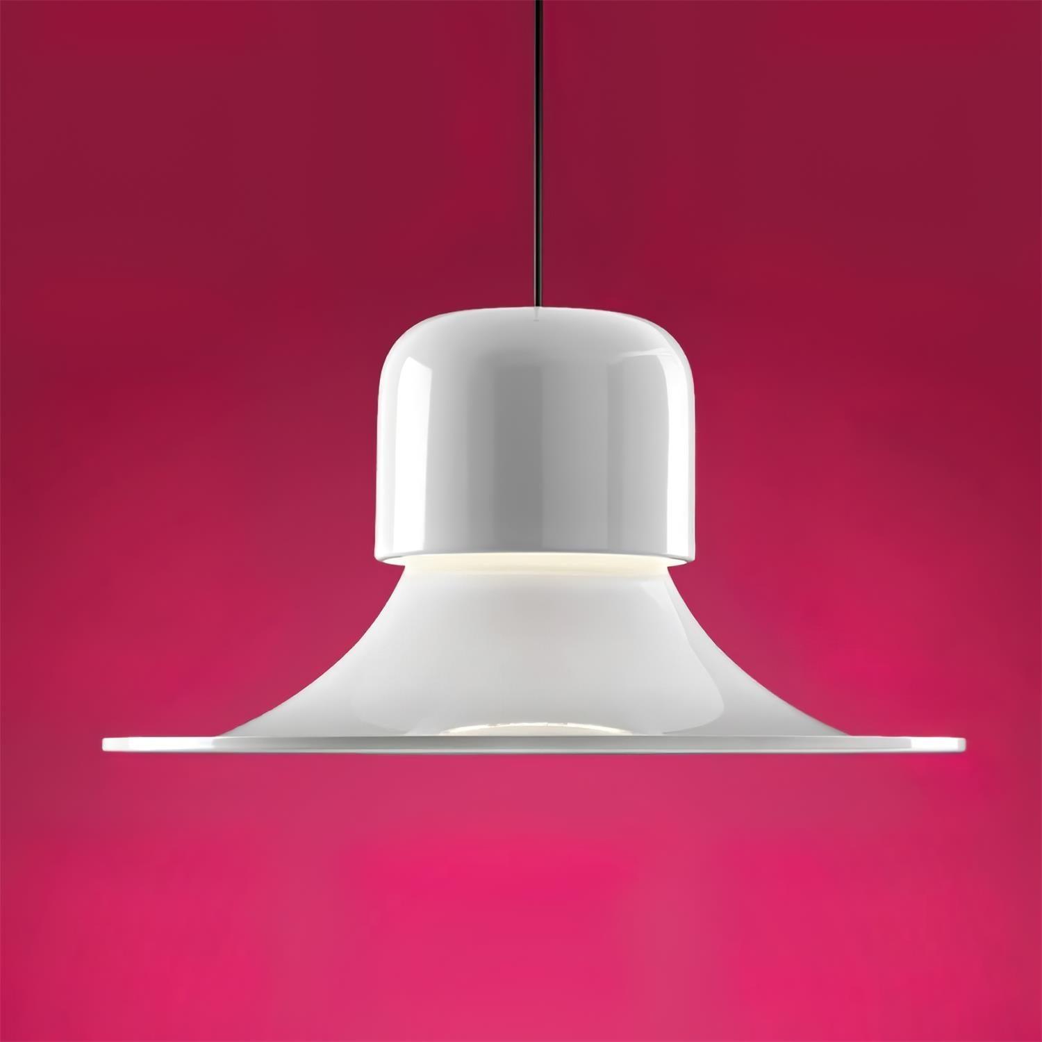Nordisk Suspension Évasée Rouge LED Moderne