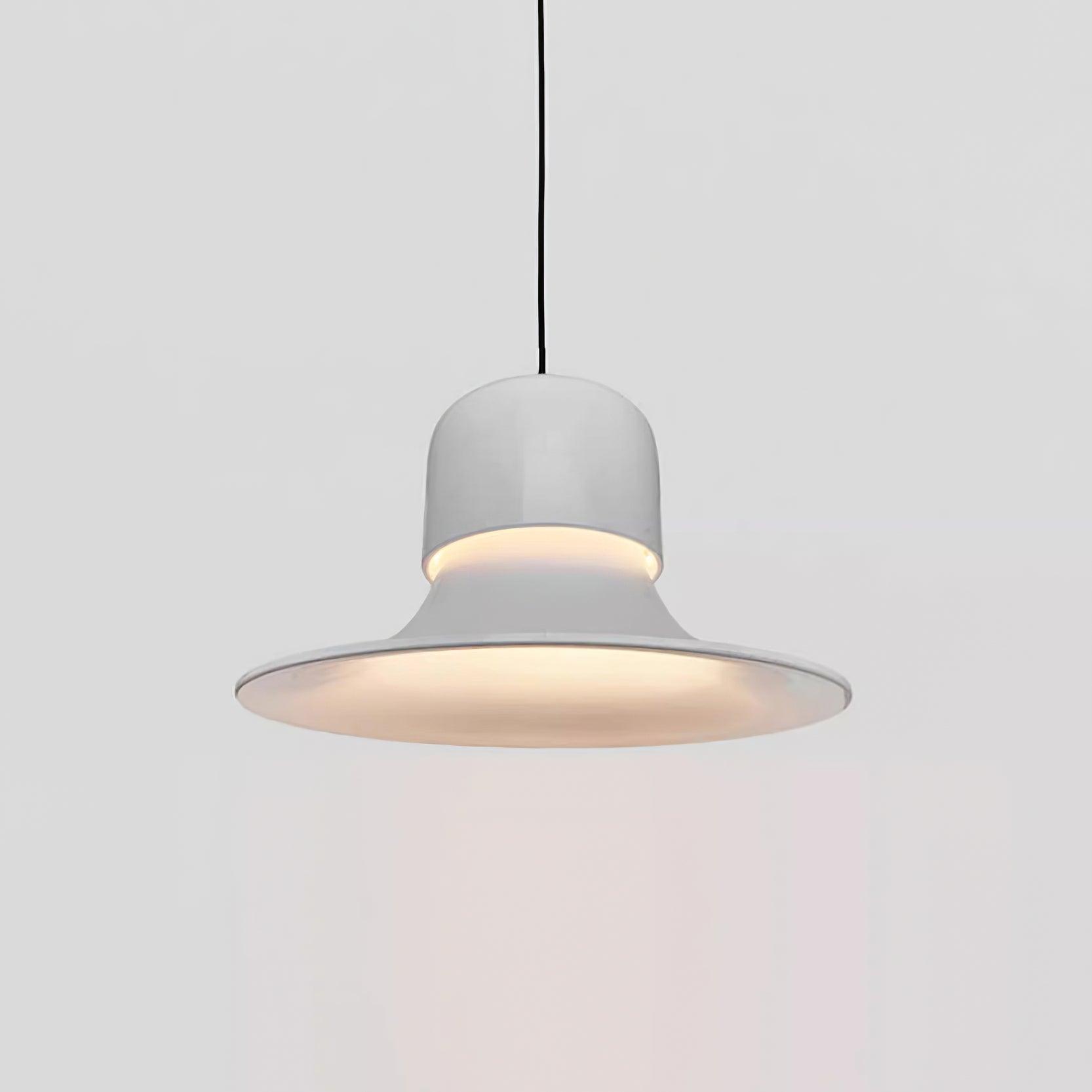 Nordisk Suspension Évasée Rouge LED Moderne