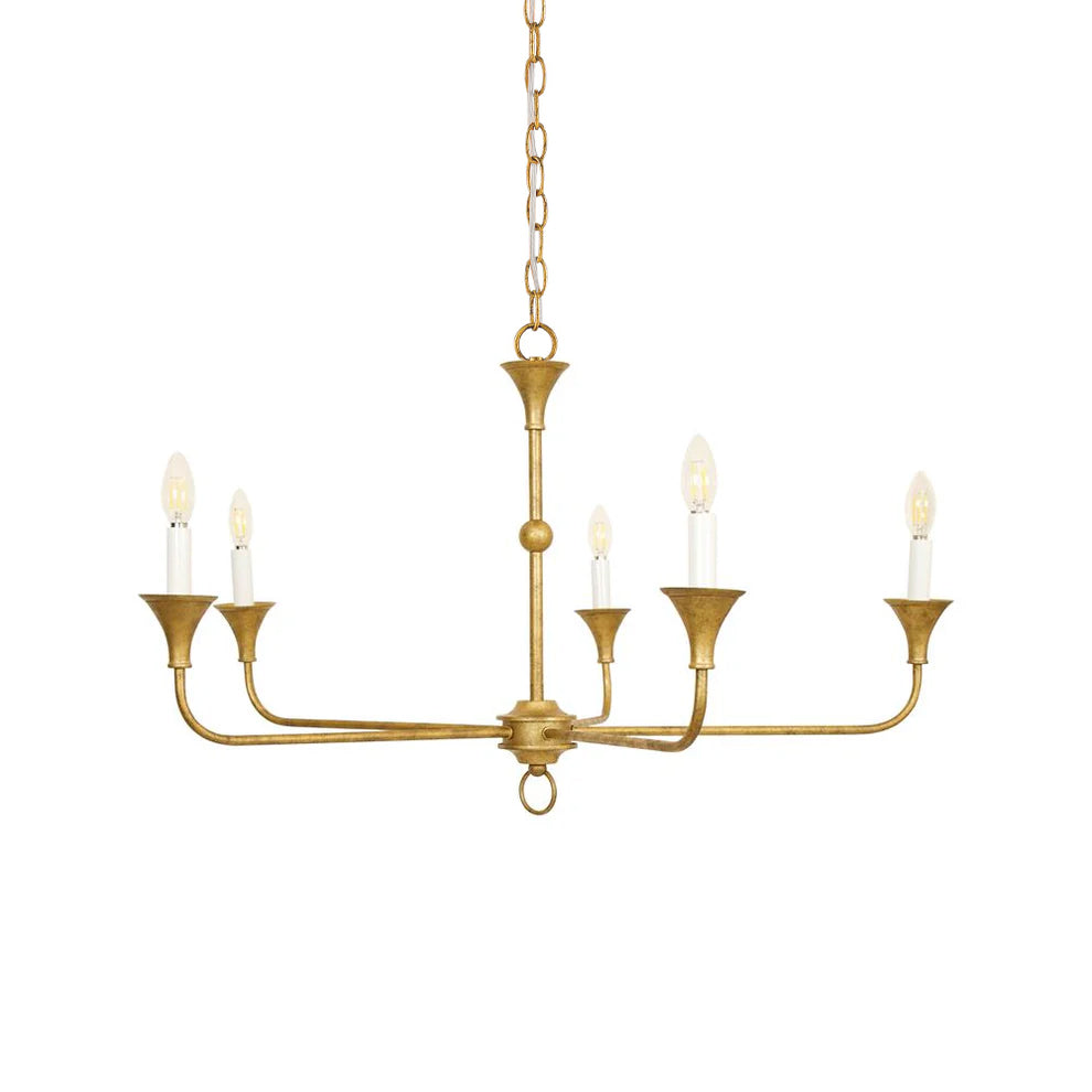 Unity Lustre en Métal de Bronze Vintage Mid-Century