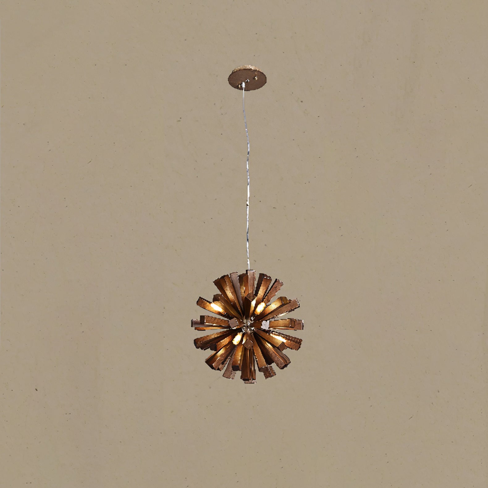 Nova Lustre Art Nordic Premium en Bois Éclatant