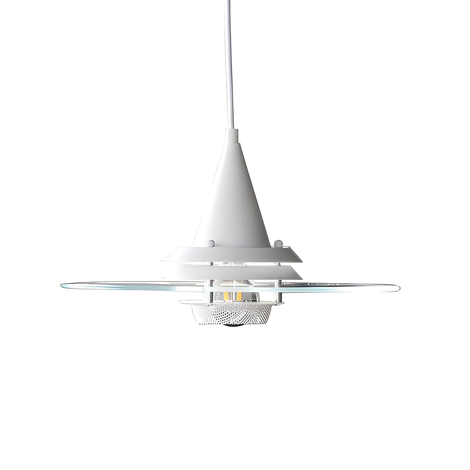 Vaughn Suspension en Verre Contemporaine