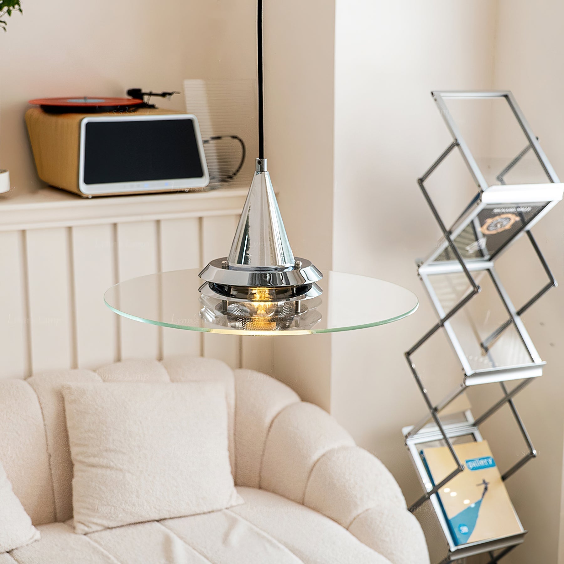 Vaughn Suspension en Verre Contemporaine