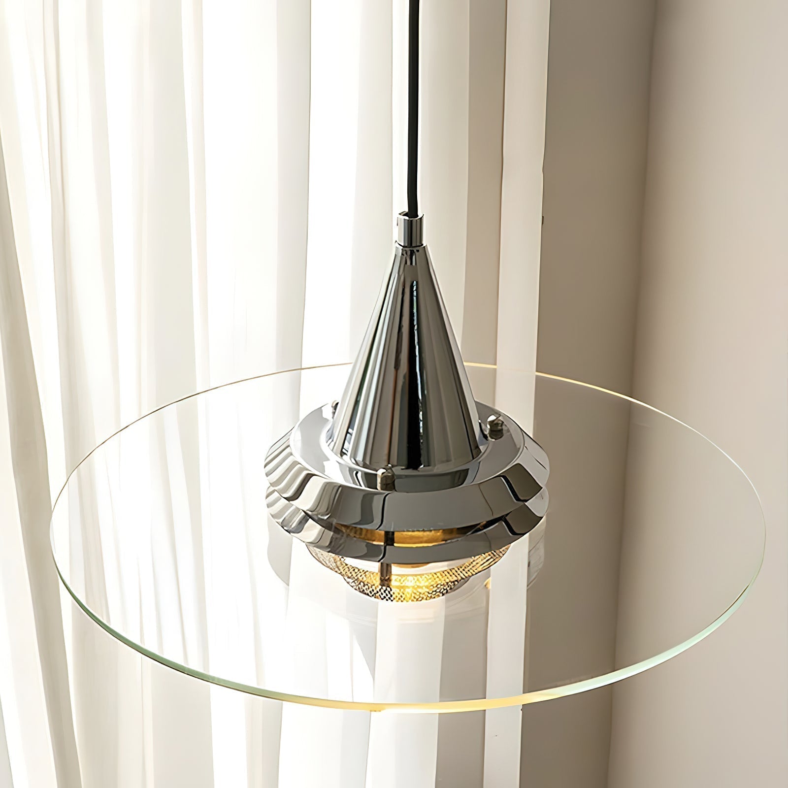 Vaughn Suspension en Verre Contemporaine