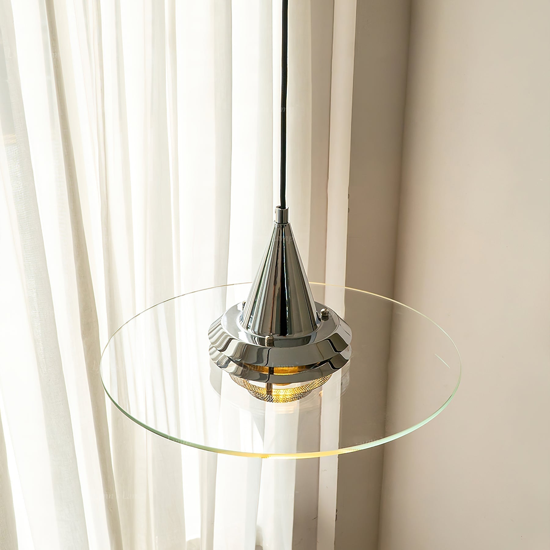 Vaughn Suspension en Verre Contemporaine