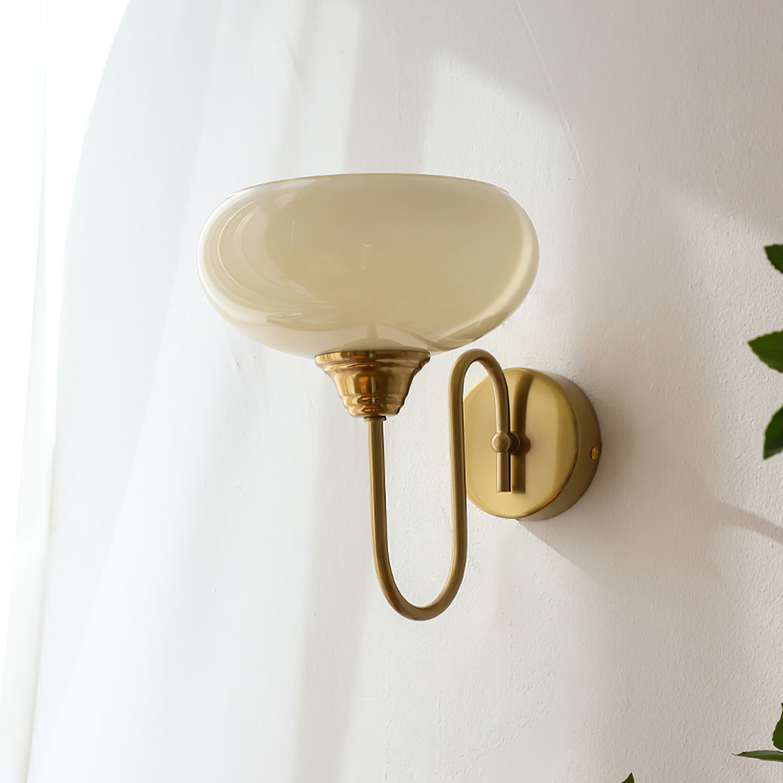 Ophaan Applique Murale Moderne Minimaliste en Verre et Métal