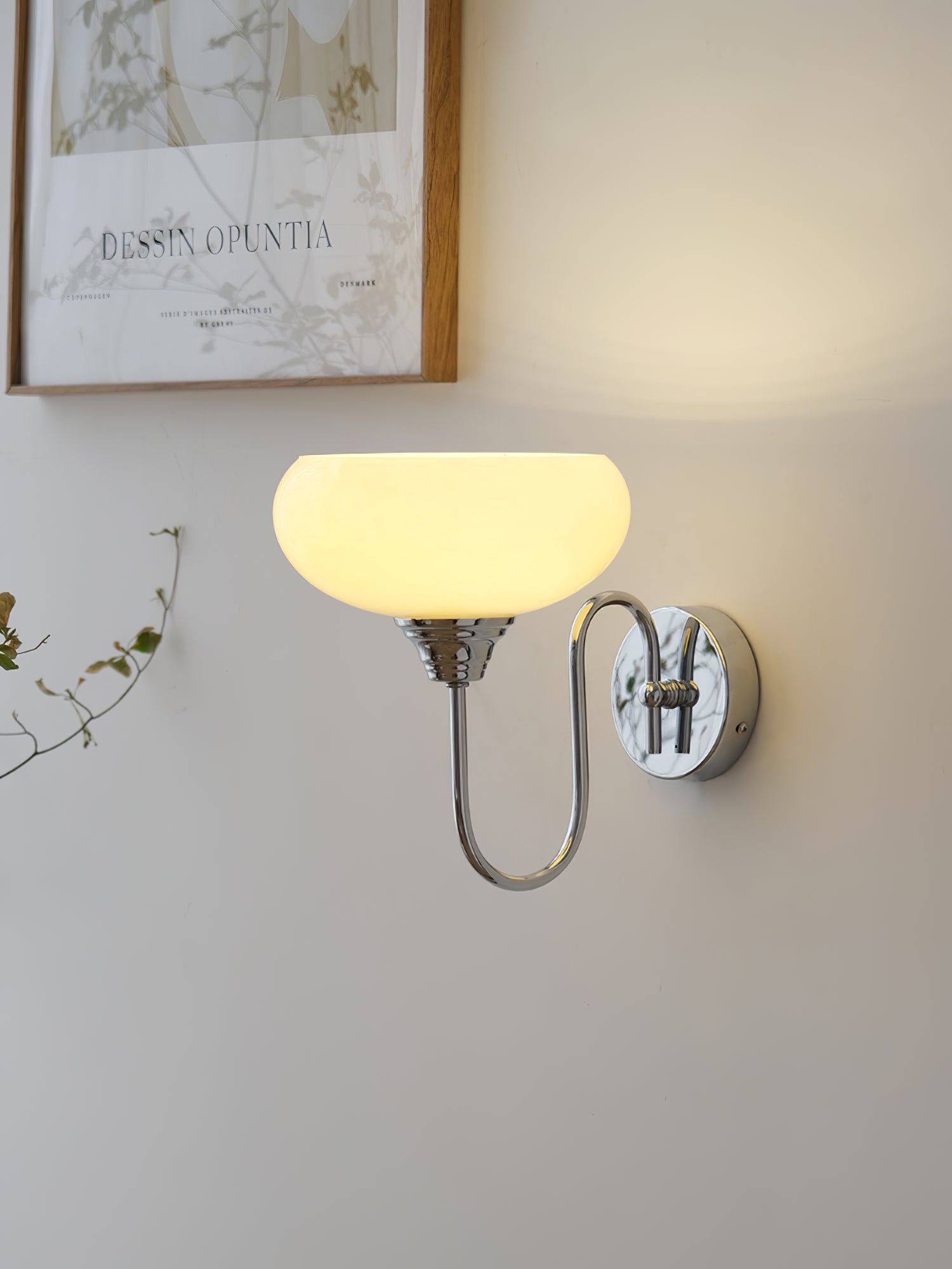 Ophaan Applique Murale Moderne Minimaliste en Verre et Métal