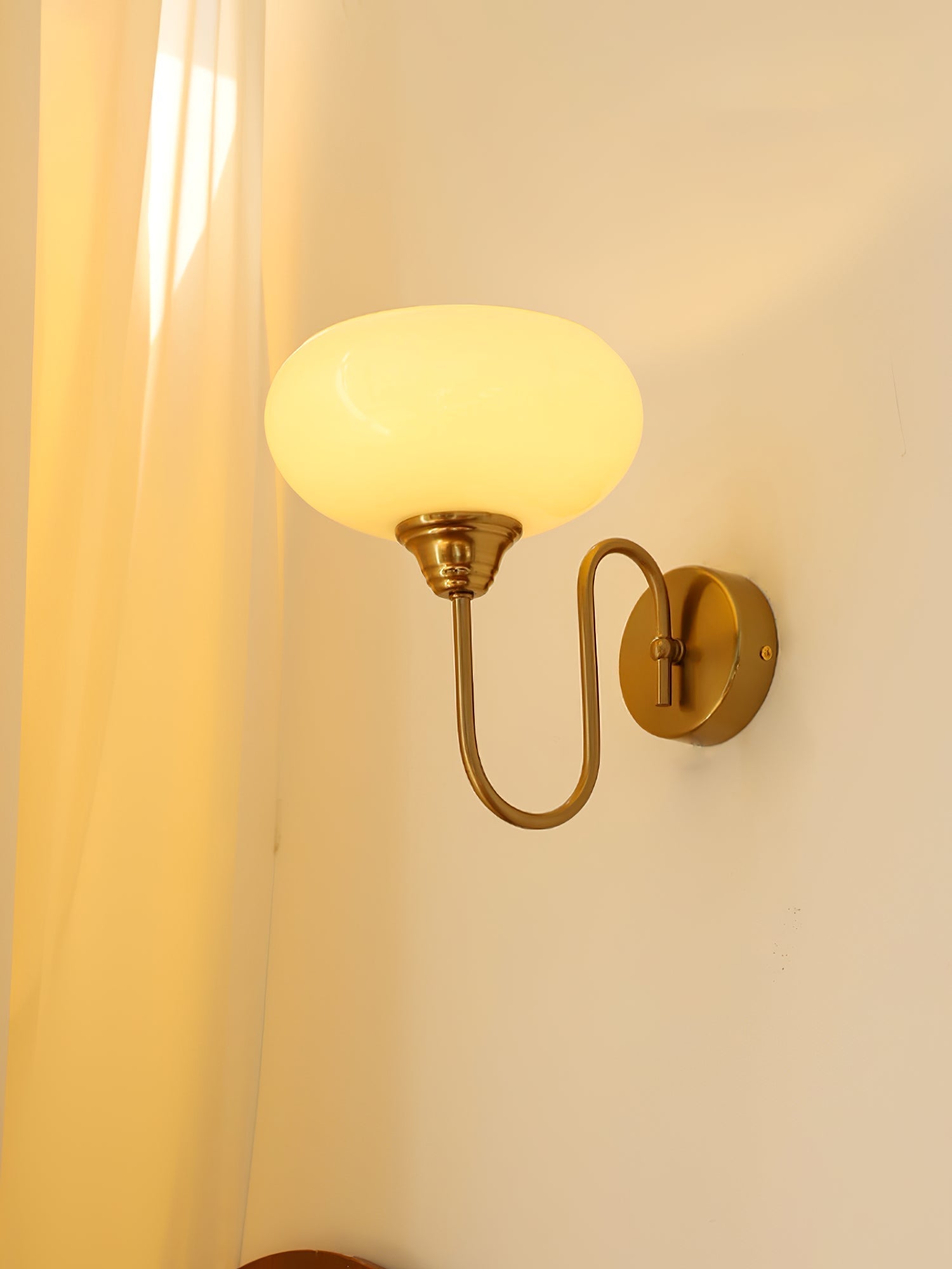 Ophaan Applique Murale Moderne Minimaliste en Verre et Métal