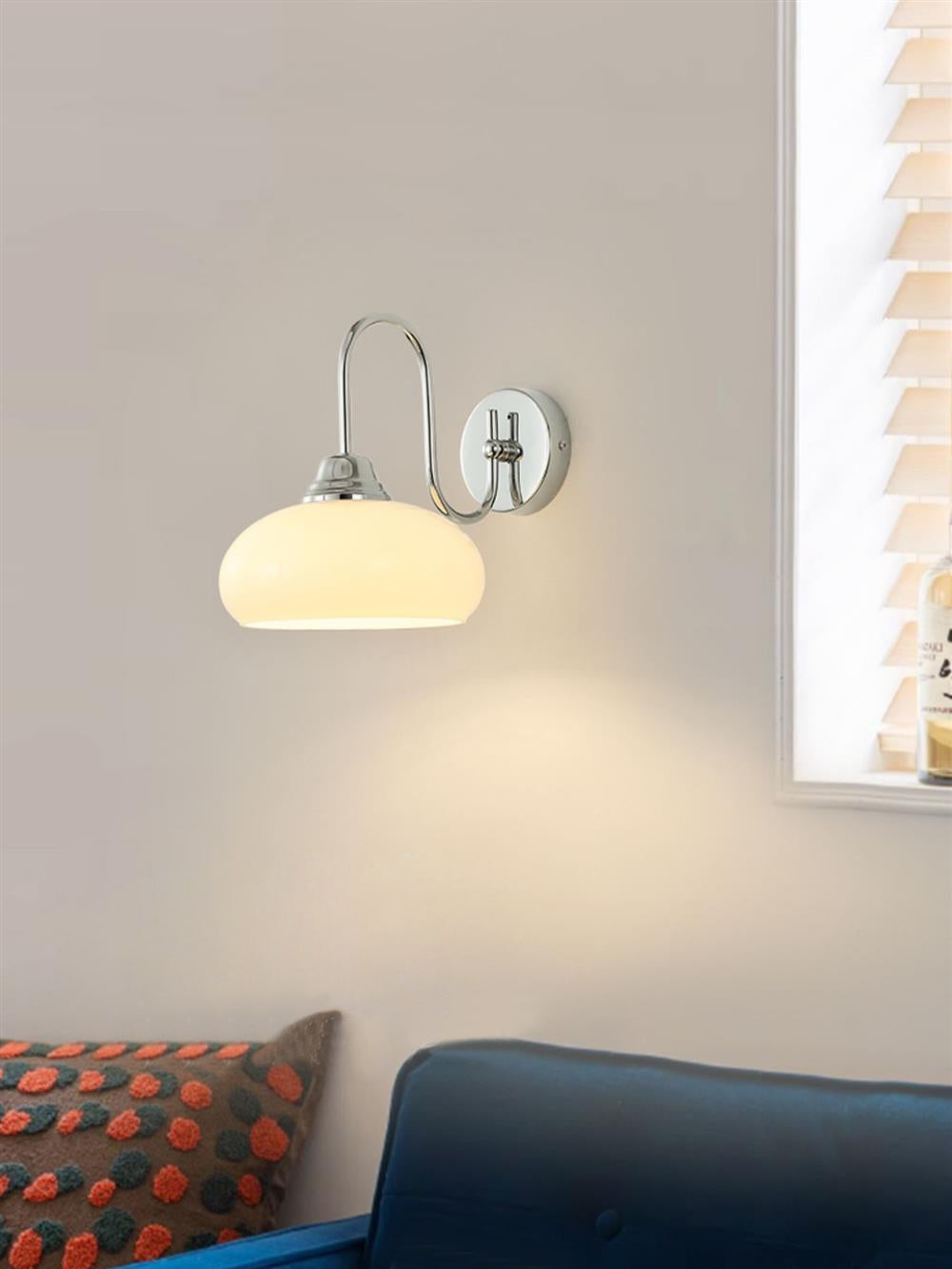 Ophaan Applique Murale Moderne Minimaliste en Verre et Métal