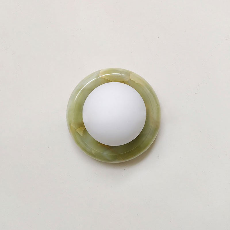 Cemaros Applique Murale Moderne Minimaliste en Verre Jade