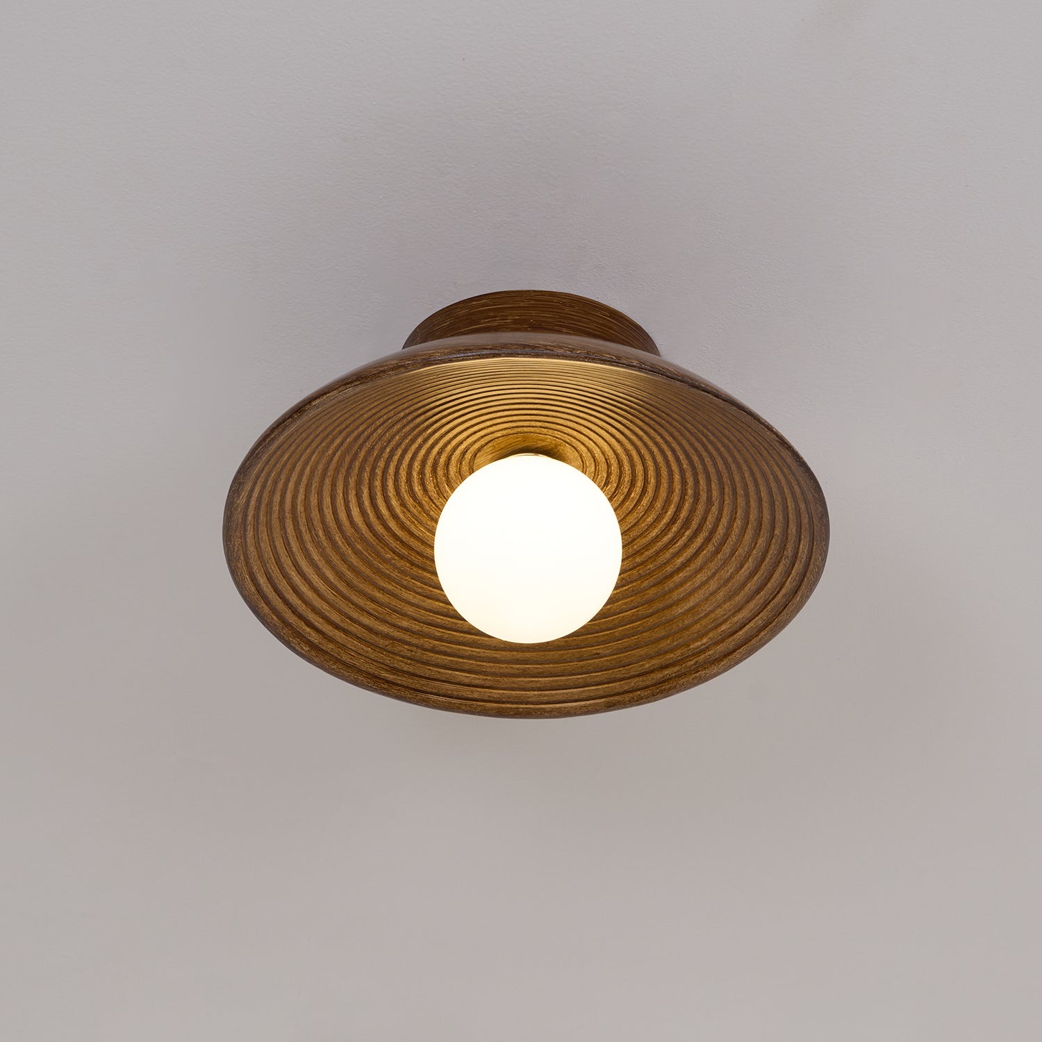 Orvian Plafonnier Encastré Bois