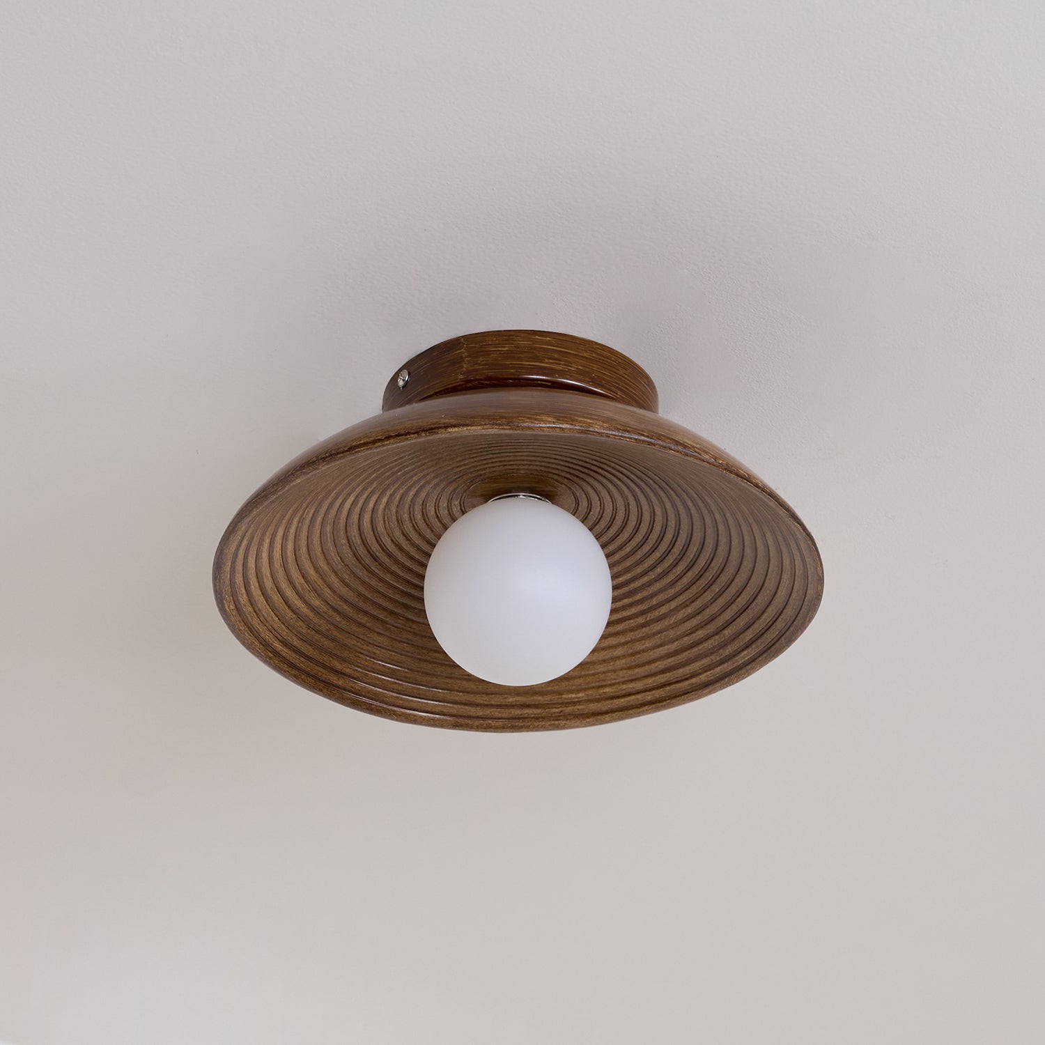 Orvian Plafonnier Encastré Bois