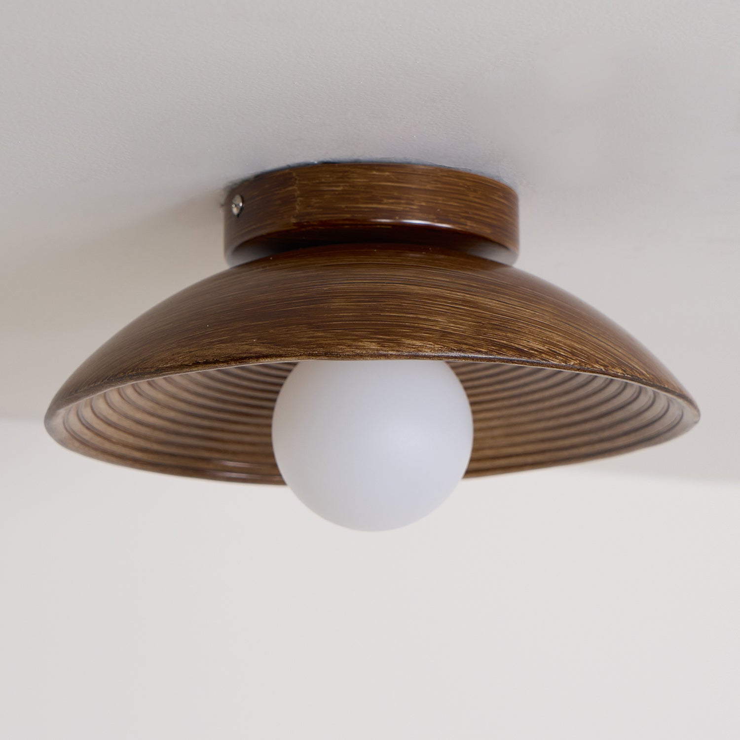 Orvian Plafonnier Encastré Bois