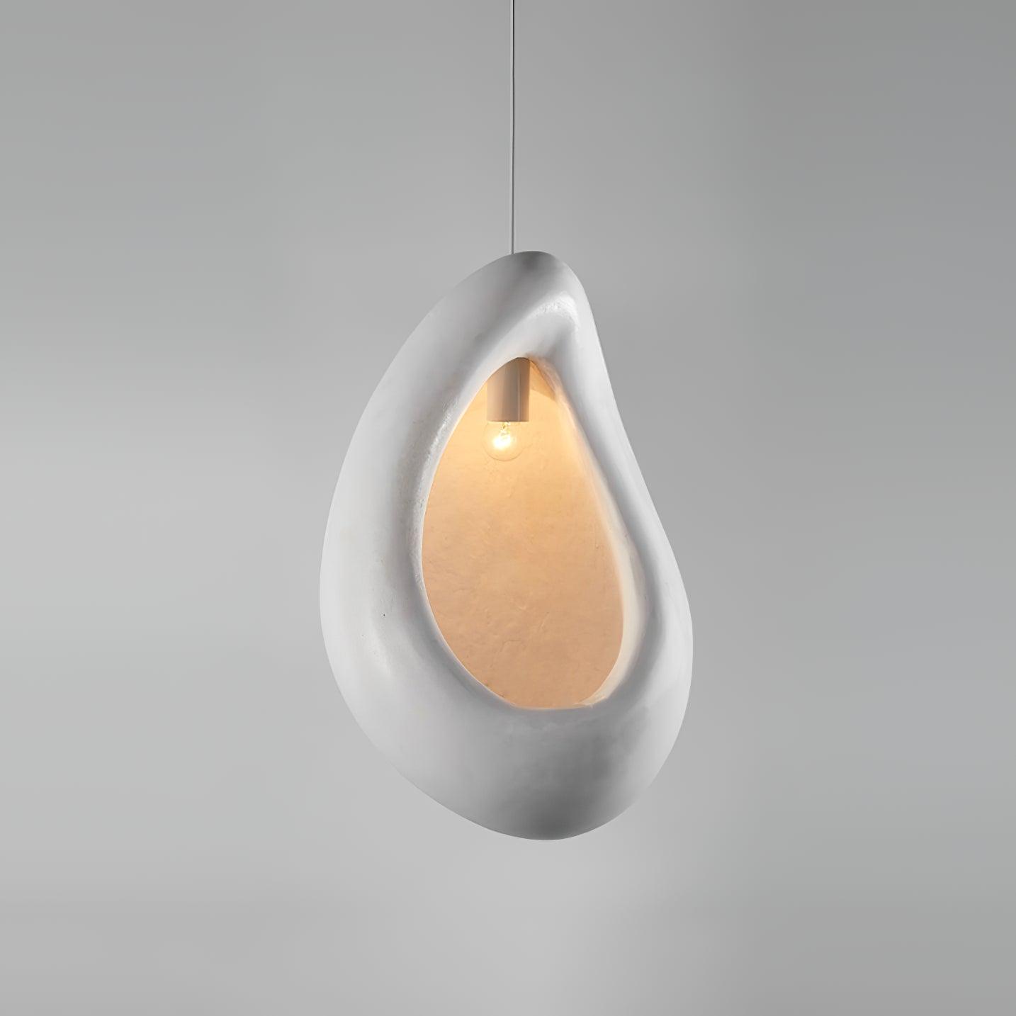 Solara Suspension en Forme de Goutte Creuse Wabi Sabi