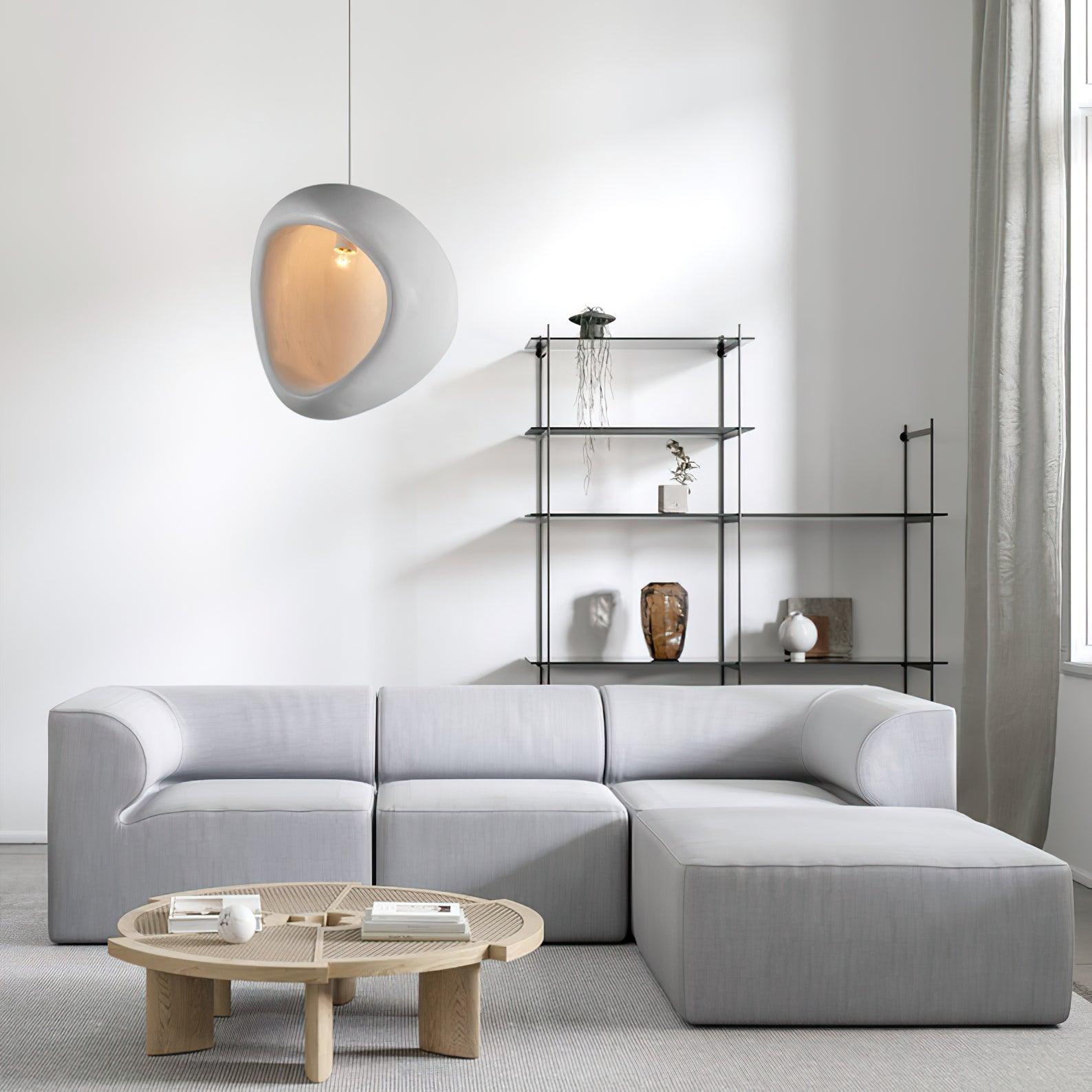 Solara Suspension en Forme de Goutte Creuse Wabi Sabi