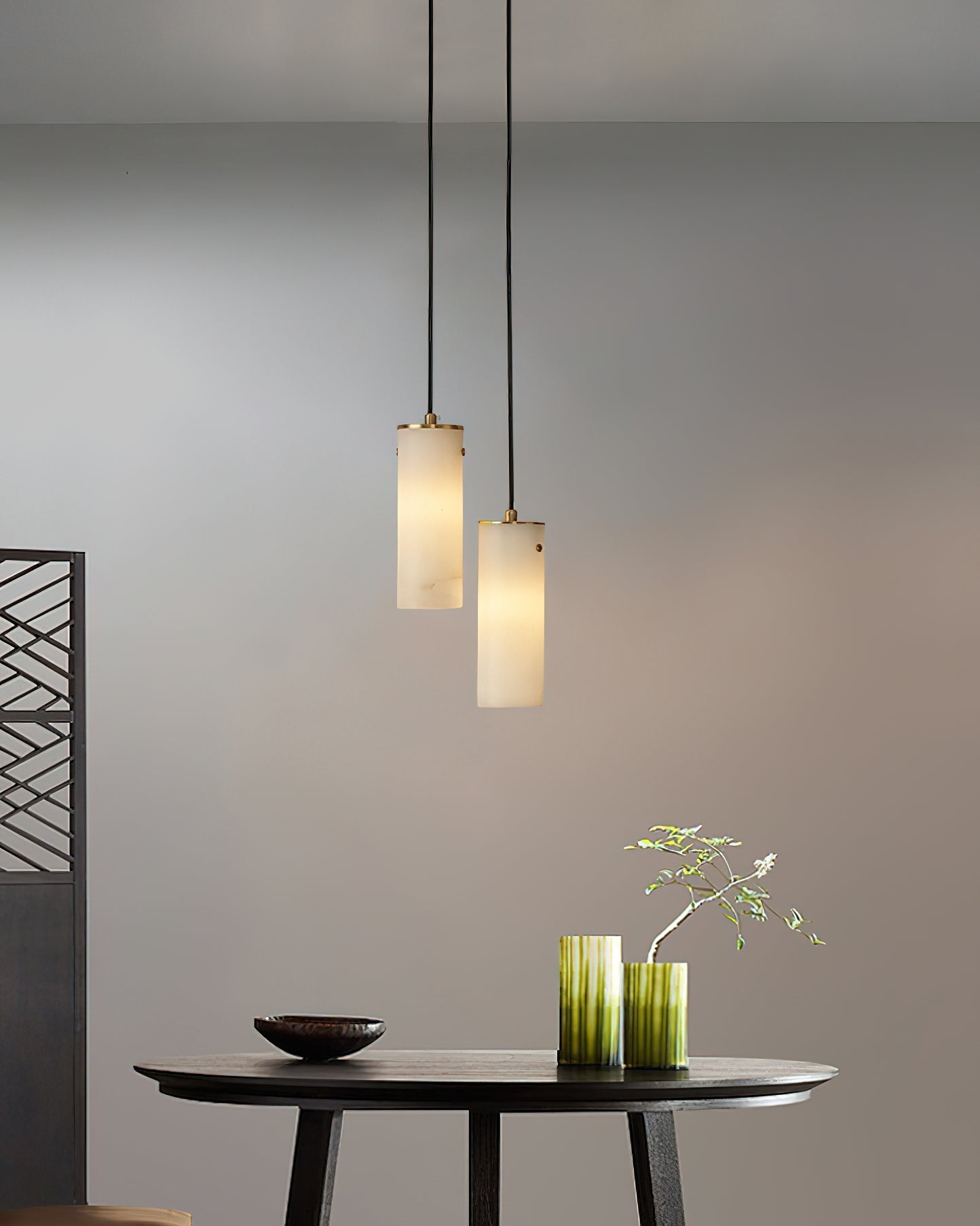 Lyvina Suspension Verticale Minimaliste Moderne en Albâtre