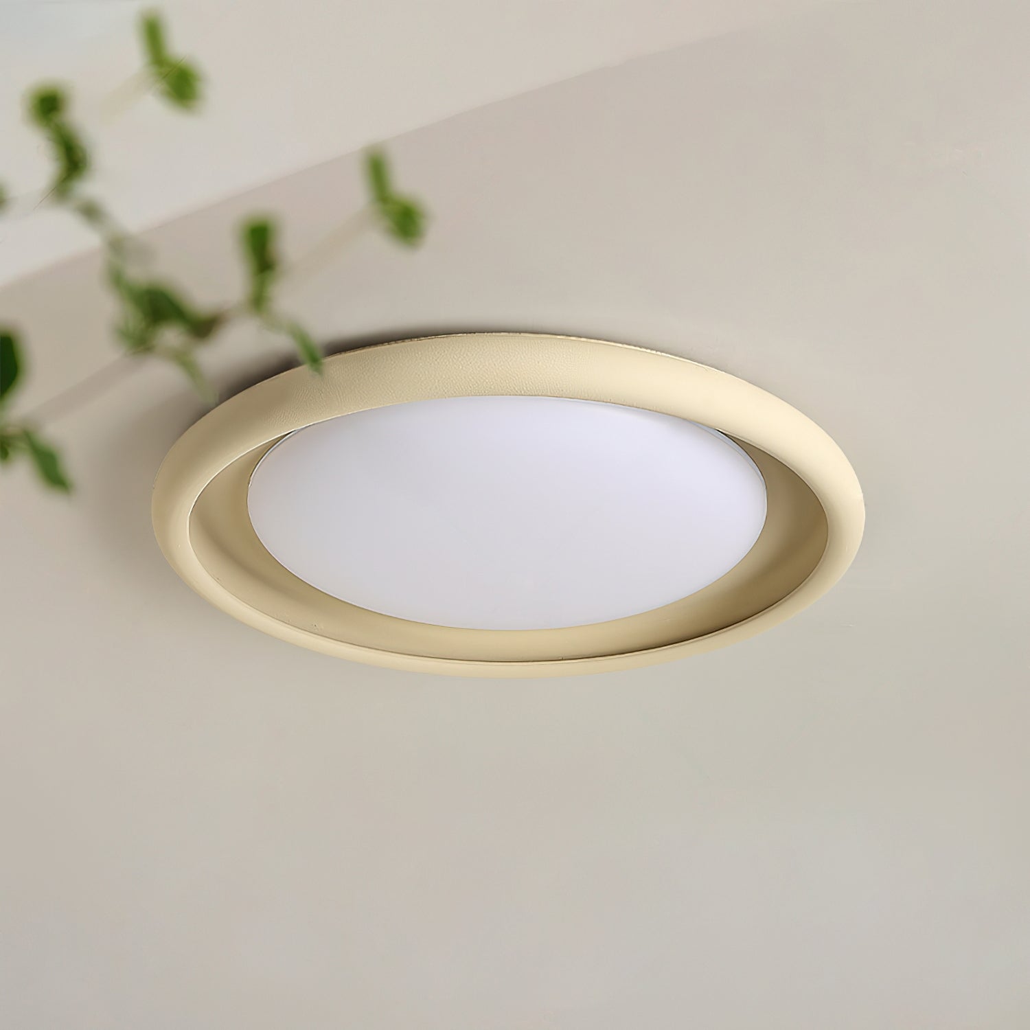 Nuria Plafonnier Ronde Silhouette Minimaliste Ambiance