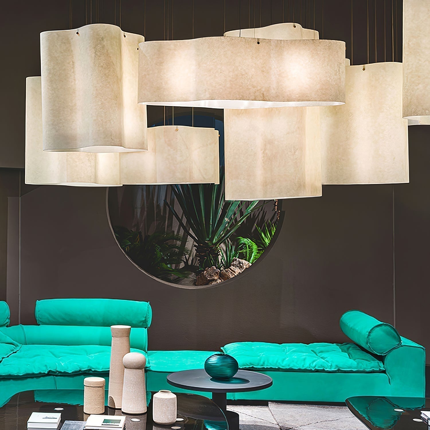 Evelan Suspension Forme Nuage Art Moderne