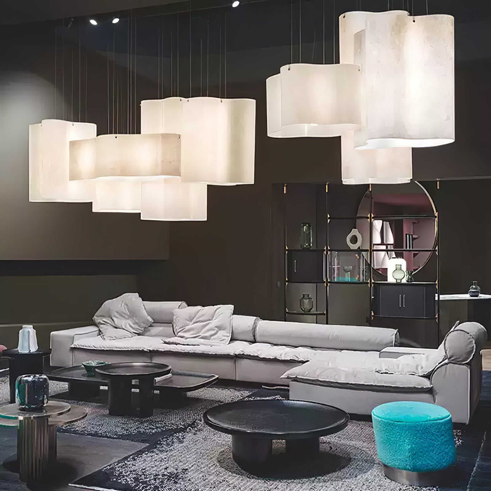 Evelan Suspension Forme Nuage Art Moderne