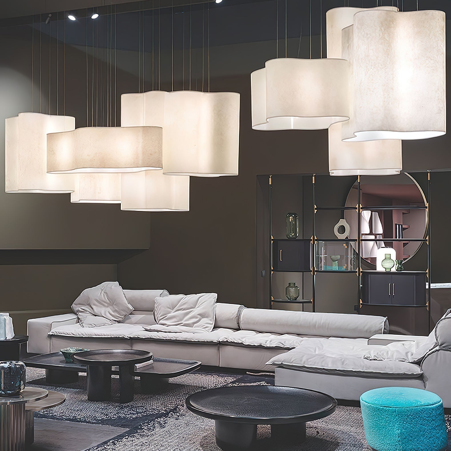 Evelan Suspension Forme Nuage Art Moderne
