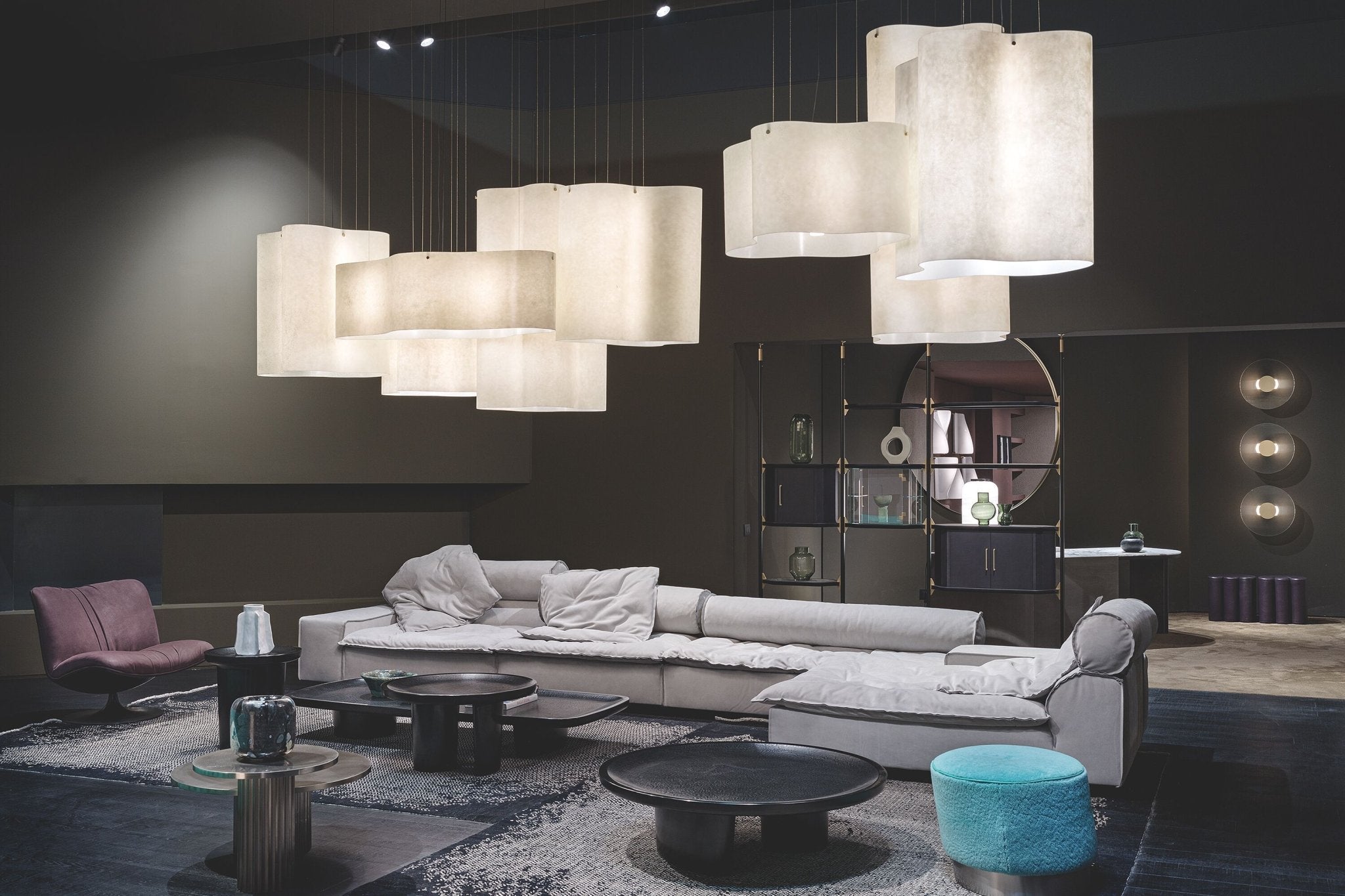 Evelan Suspension Forme Nuage Art Moderne