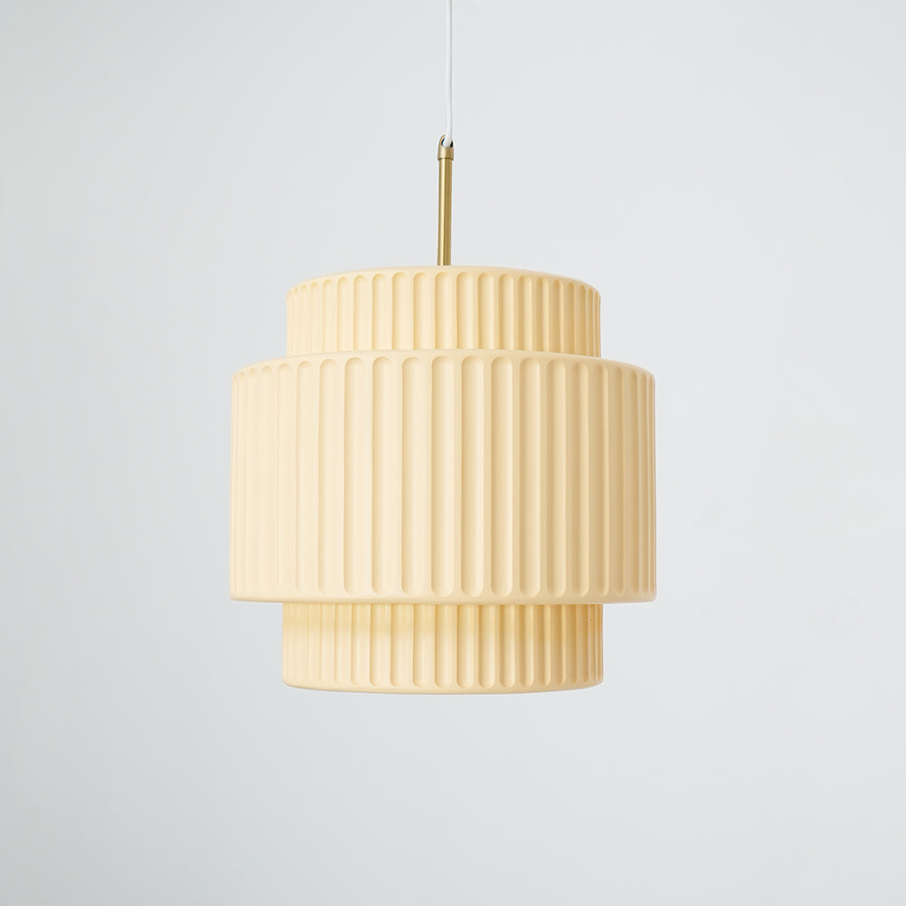 Aurelia Suspension Minimaliste à Cannelures