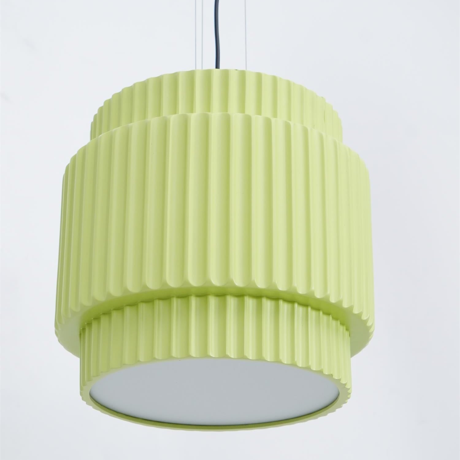 Aurelia Suspension Minimaliste à Cannelures