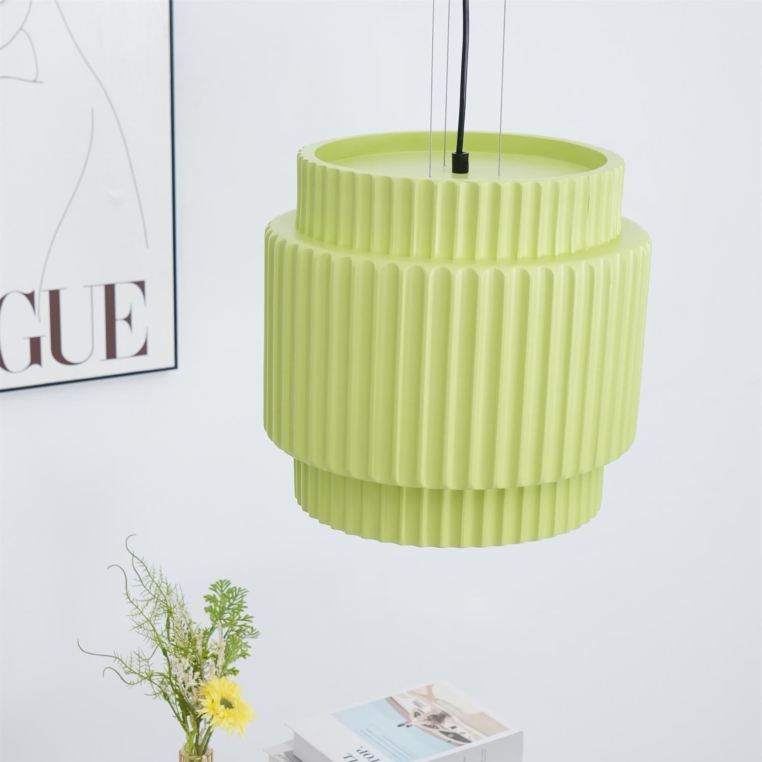 Aurelia Suspension Minimaliste à Cannelures