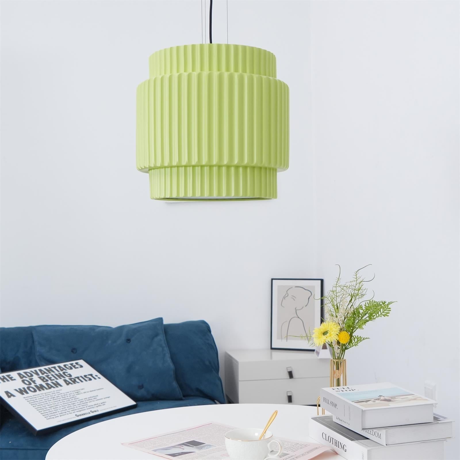 Aurelia Suspension Minimaliste à Cannelures