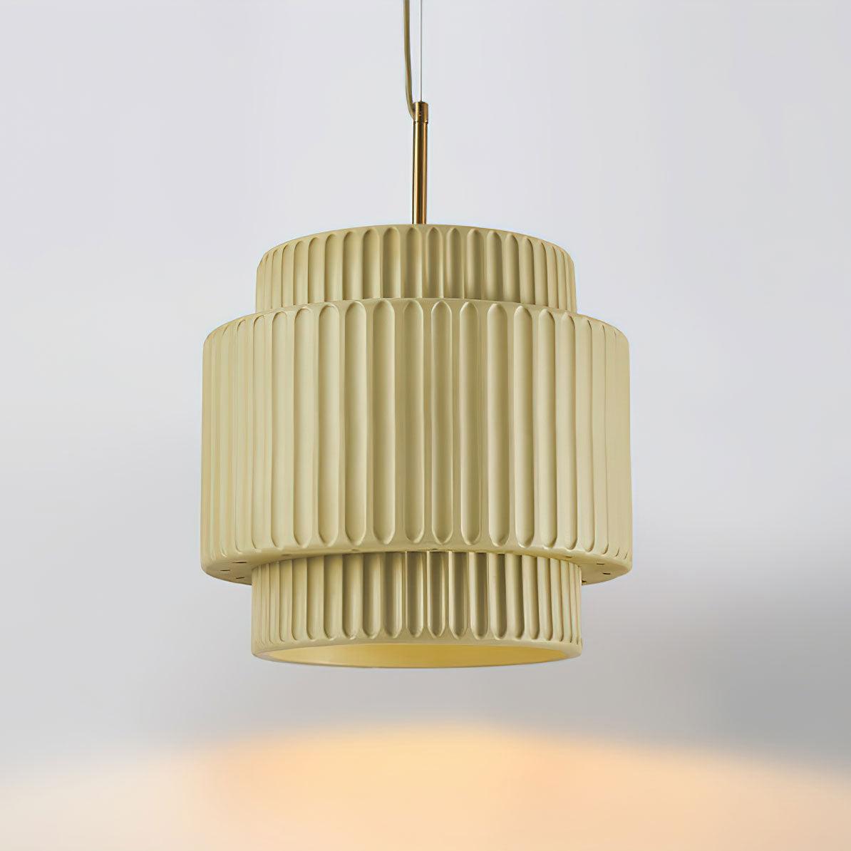 Aurelia Suspension Minimaliste à Cannelures