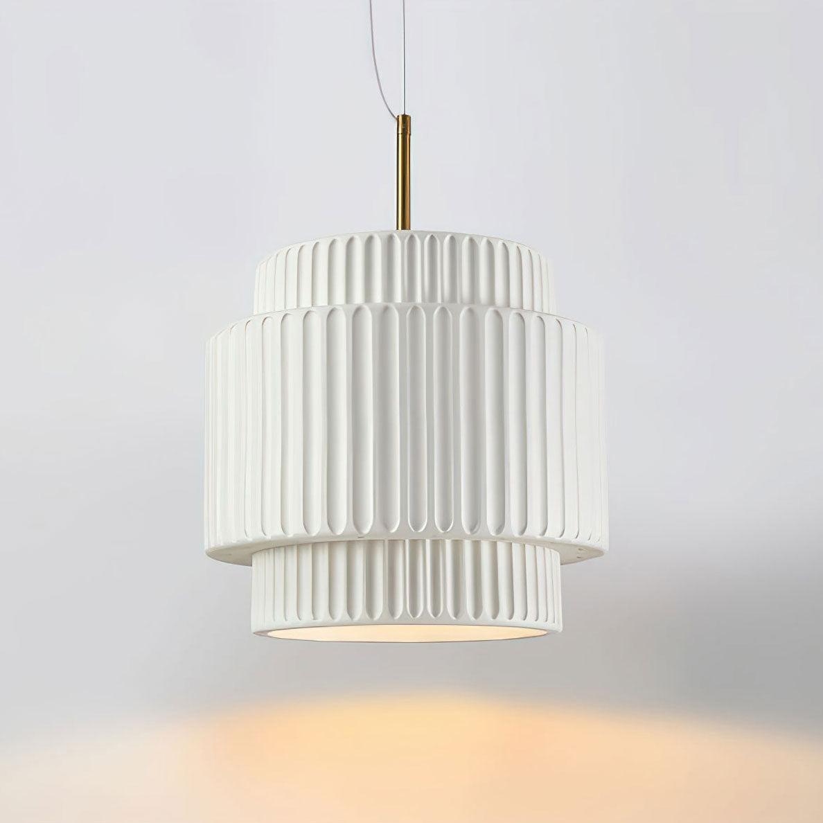 Aurelia Suspension Minimaliste à Cannelures
