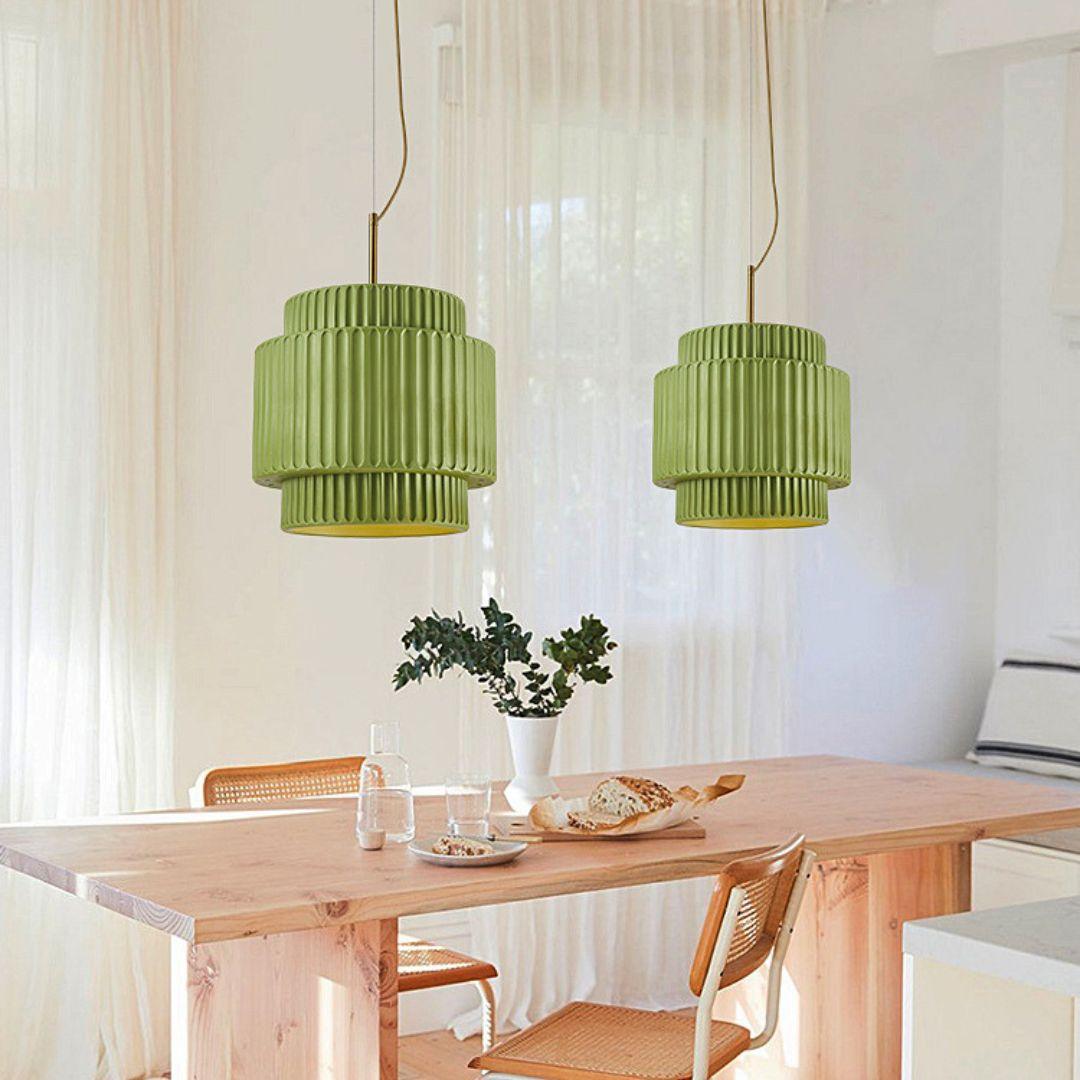 Aurelia Suspension Minimaliste à Cannelures