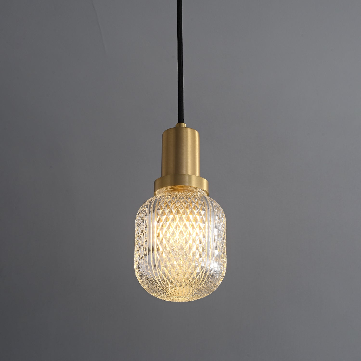 Cacarir Suspension en Laiton et Verre Premium
