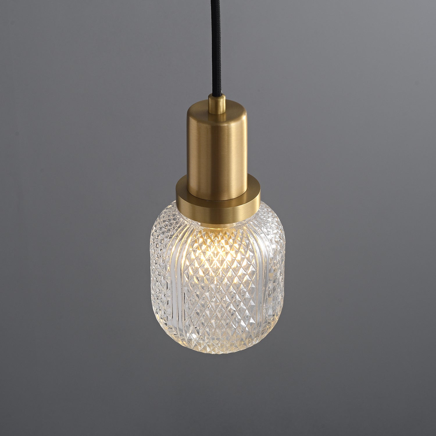 Cacarir Suspension en Laiton et Verre Premium