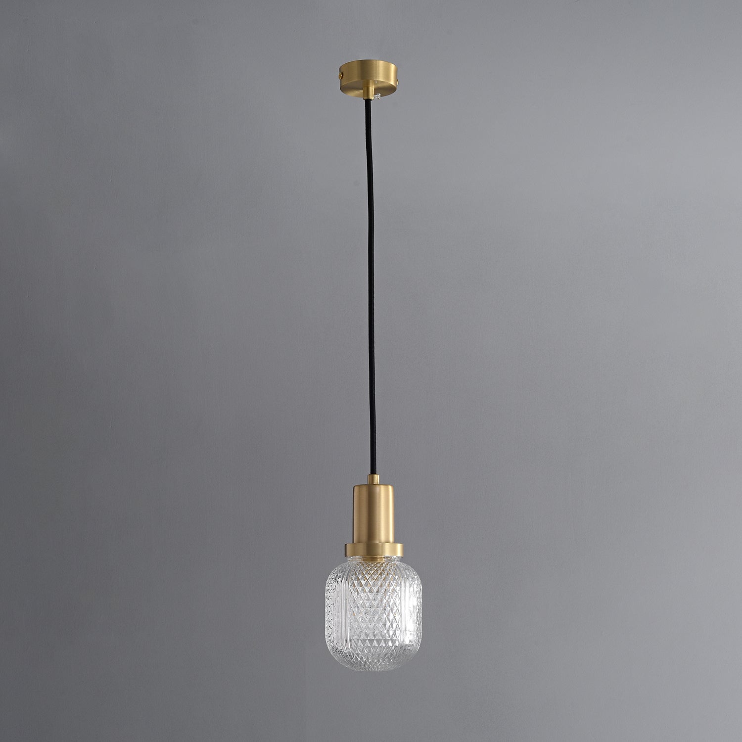 Cacarir Suspension en Laiton et Verre Premium