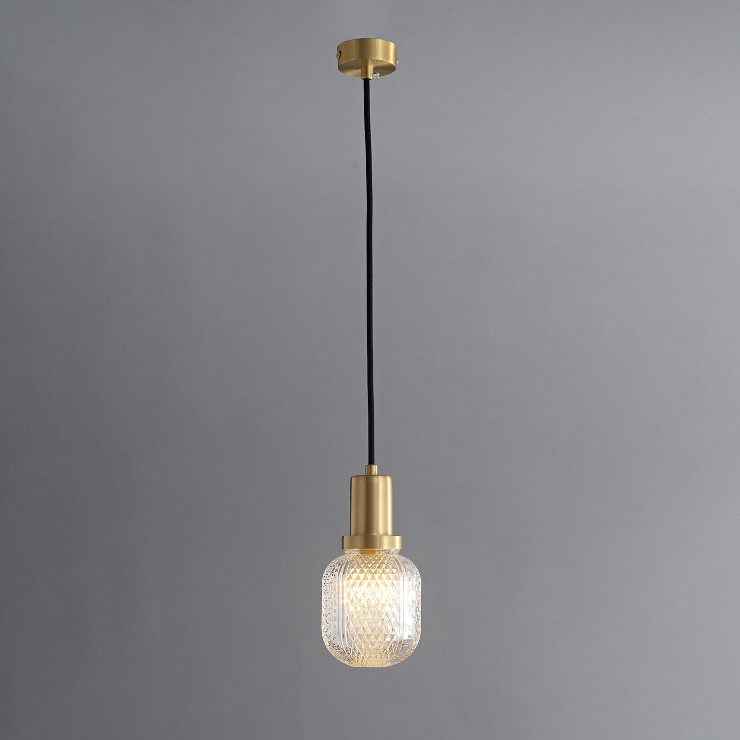 Cacarir Suspension en Laiton et Verre Premium