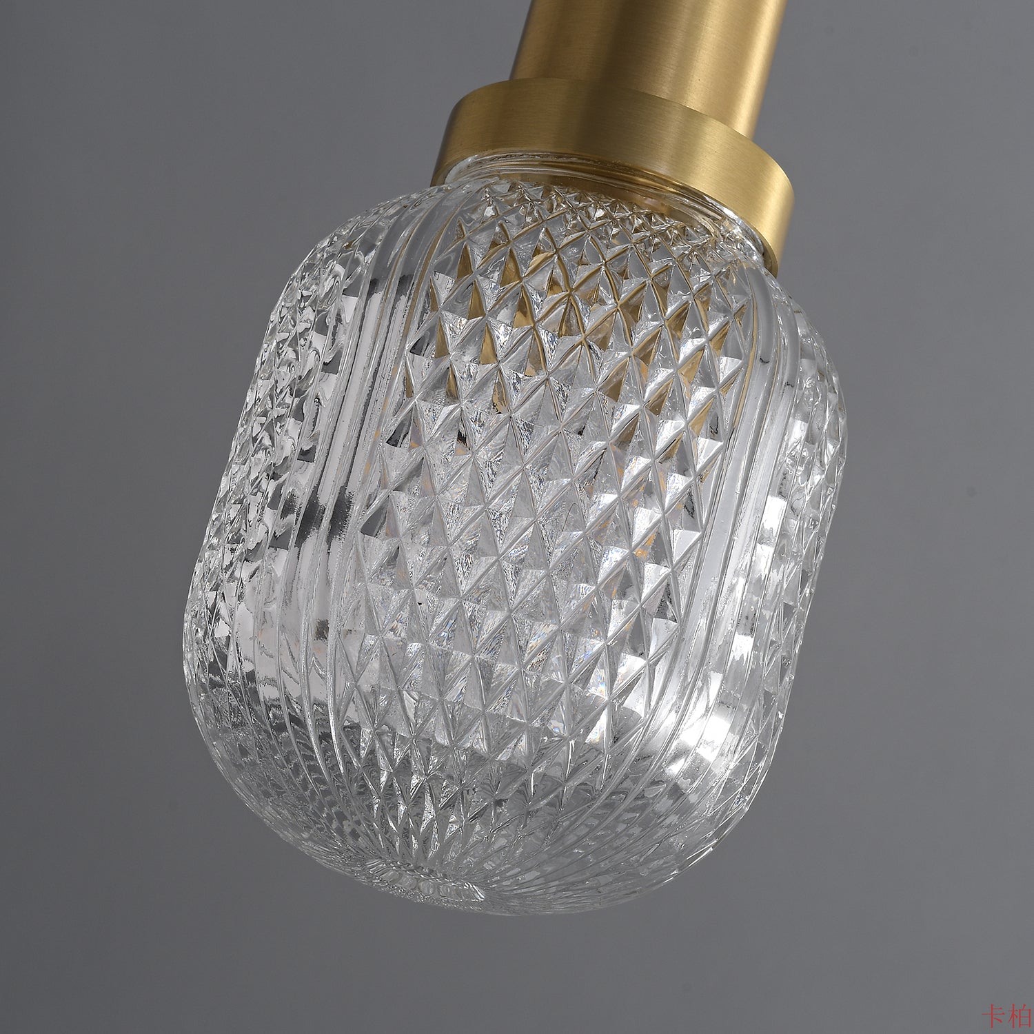 Cacarir Suspension en Laiton et Verre Premium