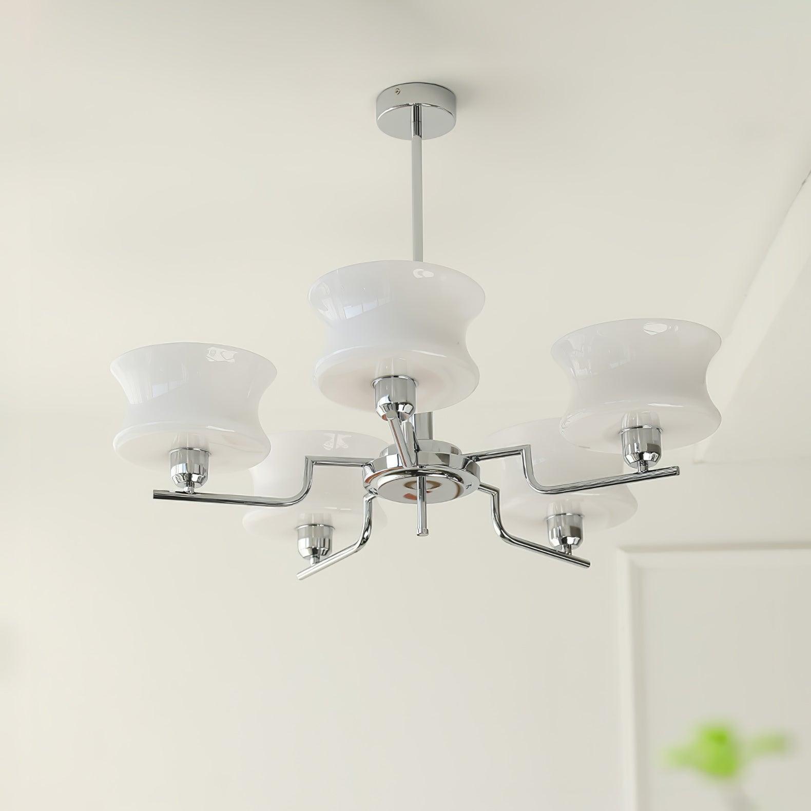Lustra Lustre en Verre Vintage Doré Naturel
