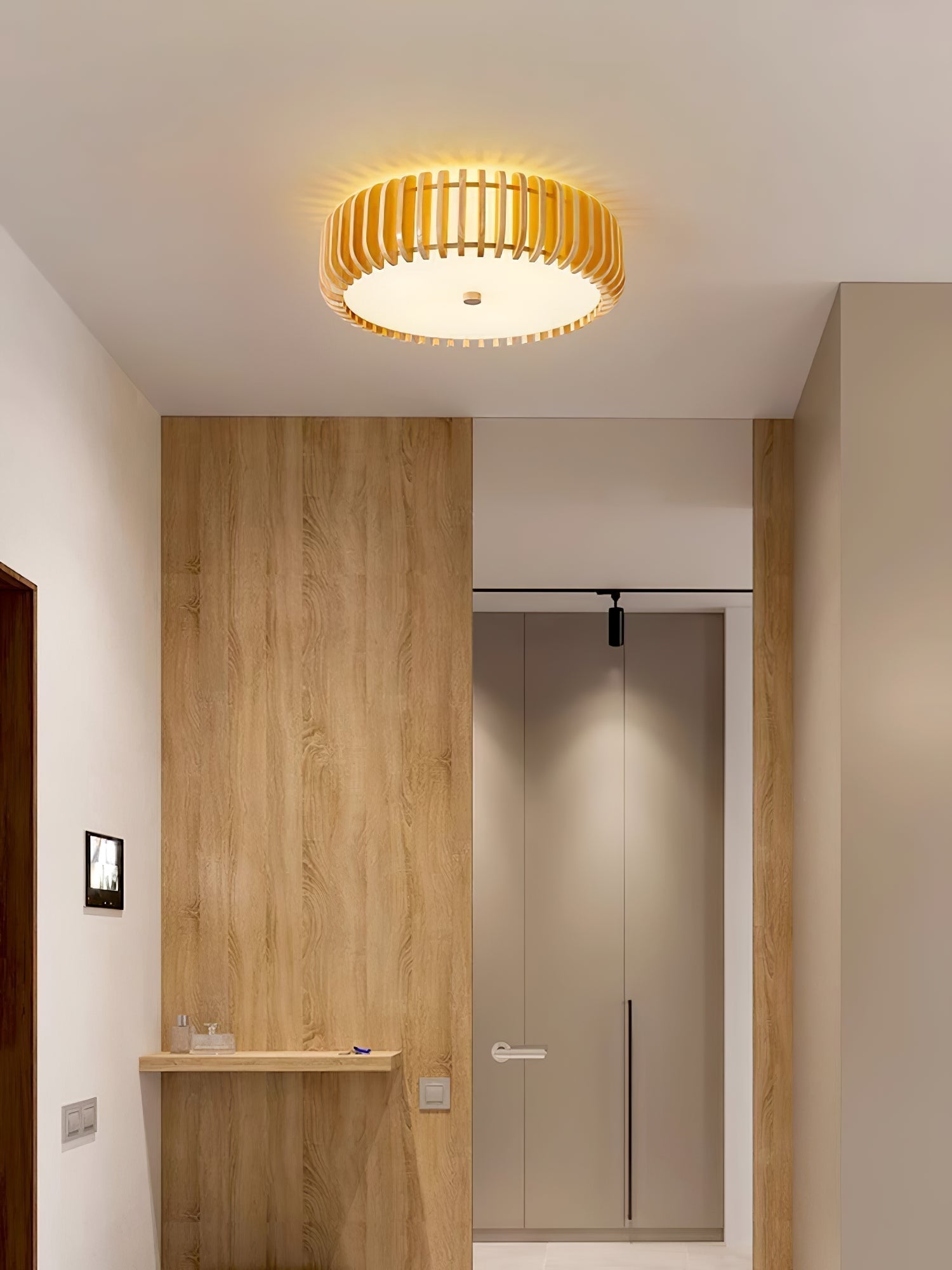 Vezorus Plafonnier en Bois Premium Élégance