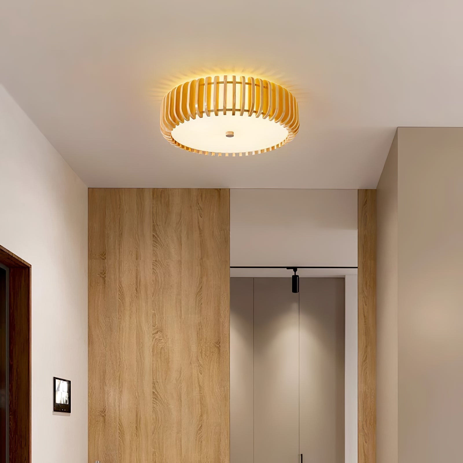 Vezorus Plafonnier en Bois Premium Élégance