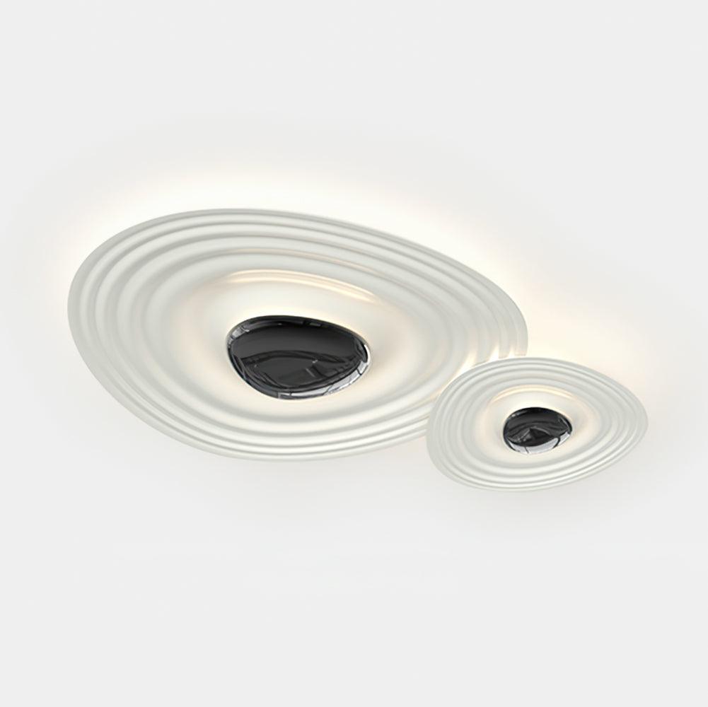 Solara Plafonnier Ripple Ring Sculptural Moderne