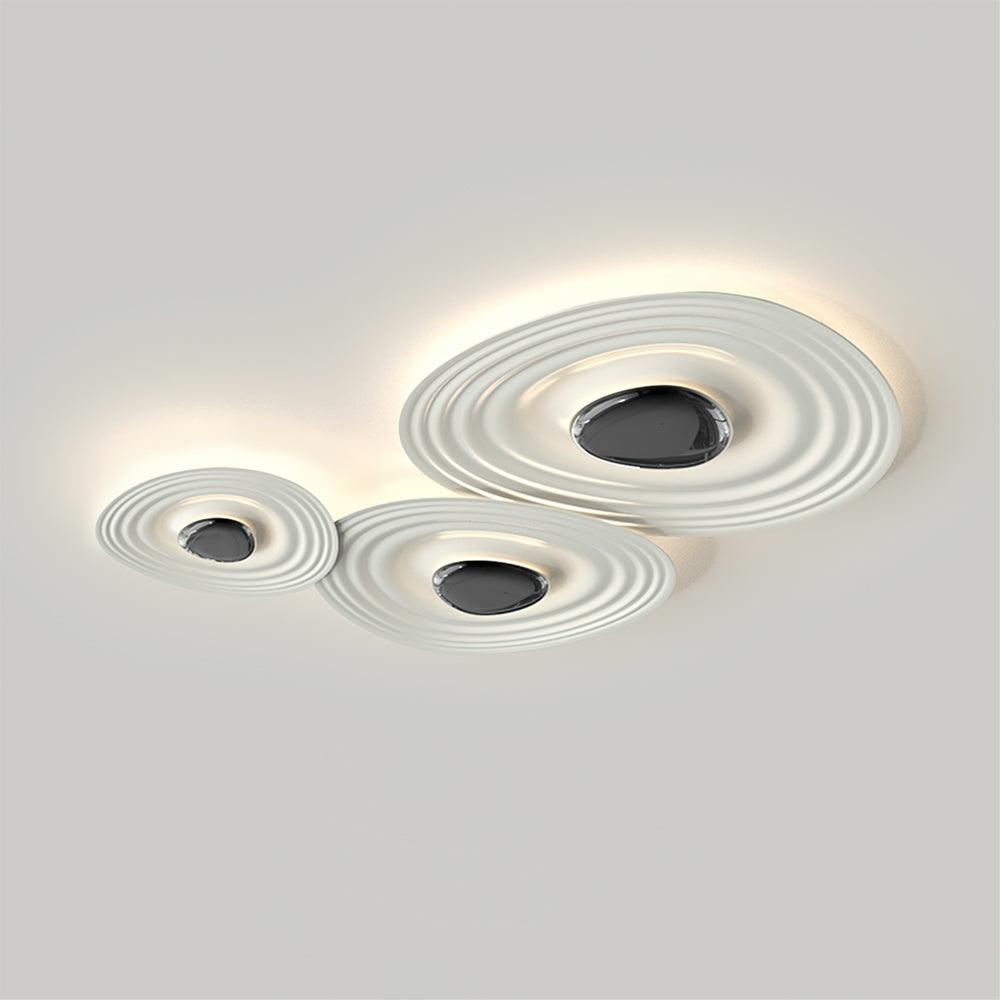 Solara Plafonnier Ripple Ring Sculptural Moderne