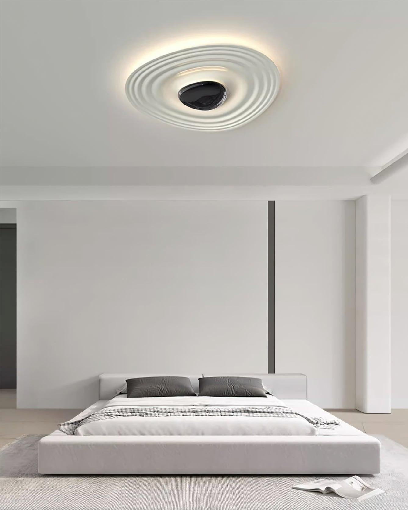 Solara Plafonnier Ripple Ring Sculptural Moderne