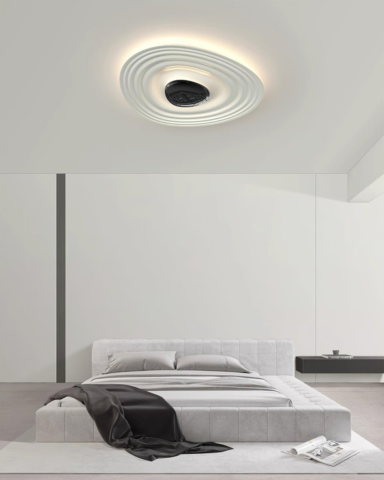 Solara Plafonnier Ripple Ring Sculptural Moderne